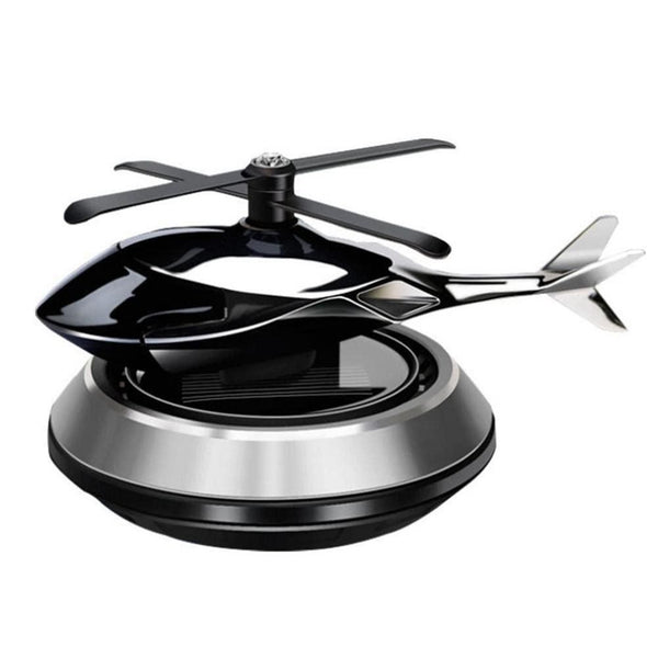 New Helicopter alloy Solar Car Air Perfume Diffuser minecart